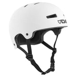 TSG Evolution Casque de couleur solide pour jeunes - White en satin