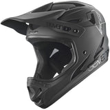 Seven iDP Casco da corsa per giovani M1 - Matt nero/lucido nero