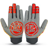Stay Strong Sketch Jugendhandschuhe - Rot/Gelb