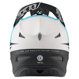 Troy Lee D3 Fiberlite Race Helm - Slant Green
