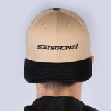 Stay Strong Staple Snapback - Black / Tan