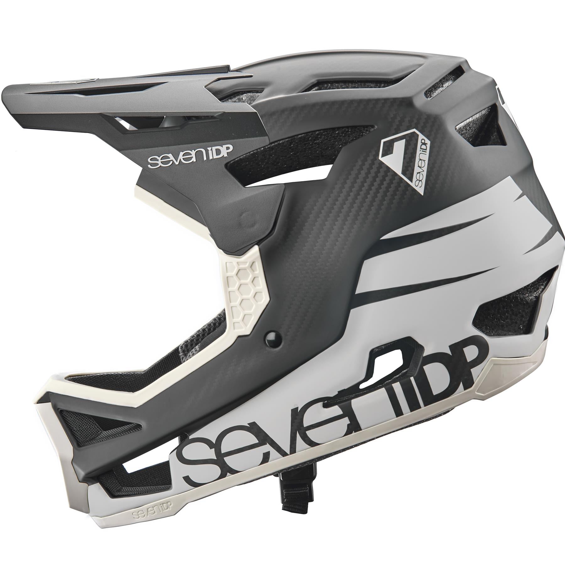 Seven iDP Project 23 Carbon Race Helmet - Cool Grey /Raw Carbon