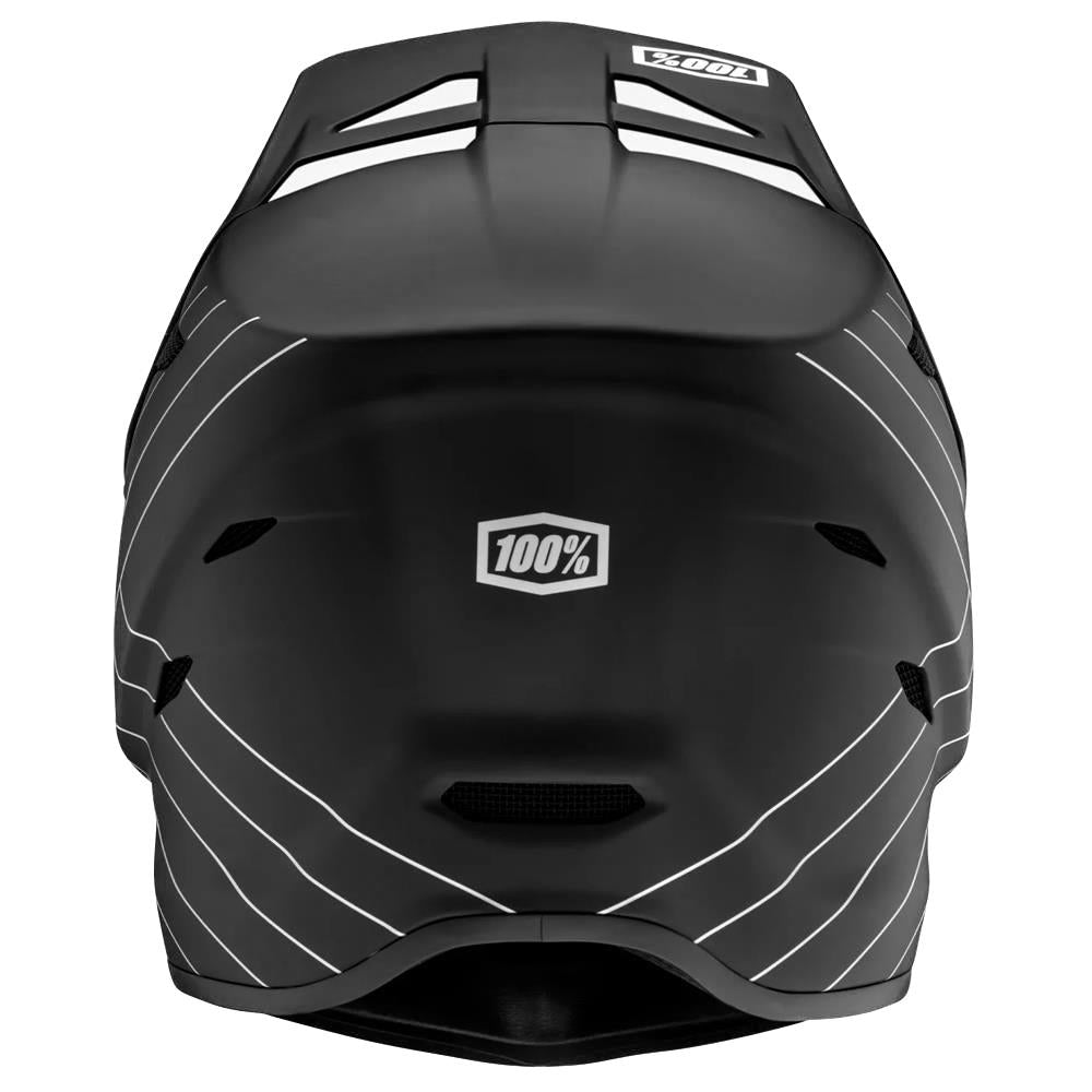 100% Status Race Helm - Unverzichtbar Schwarz