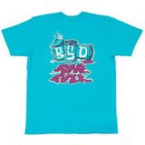 BSD T -shirt fuoriuscita - Aqua