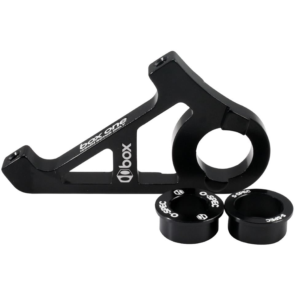 Box Ein BMX-Rennen Scheibe Bremsenadapter (Standard Ausfallende) - Schwarz