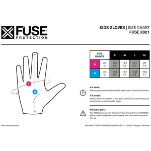 Fuse Alpha Jugendhandschuh - Schwarz
