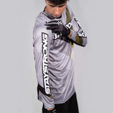 Stay Strong Chevron Race Trikot - grau