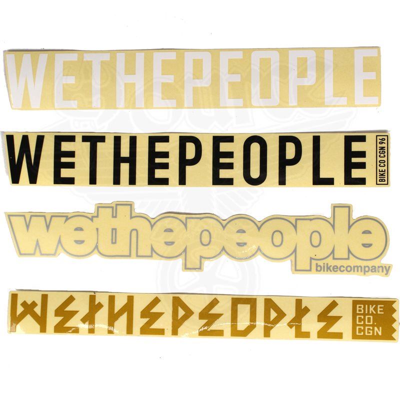 Wethepeople 4 Groß Rahmen Aufkleber-Pack