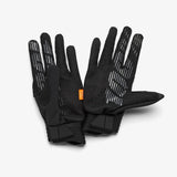 100% Cognito D30 Race Gloves - Fluo Yellow/Noir