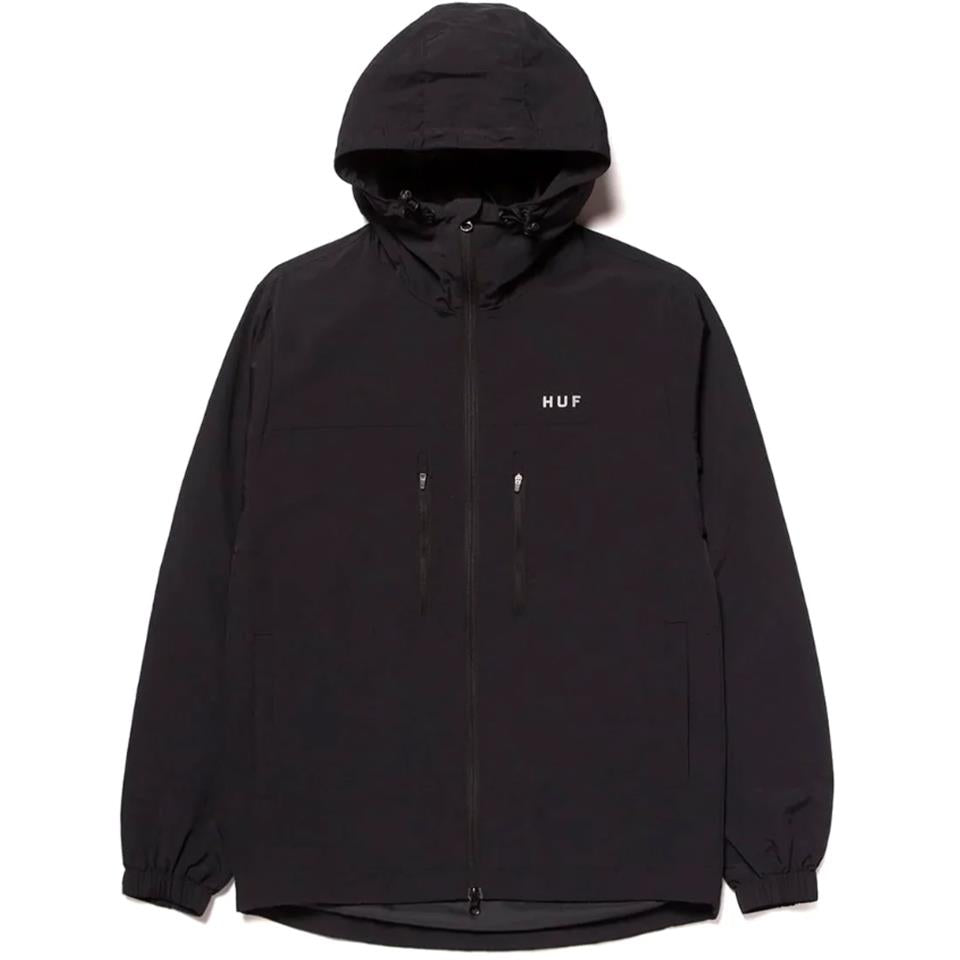 Huff Essentials Zip Standard Shell Jacke - Schwarz