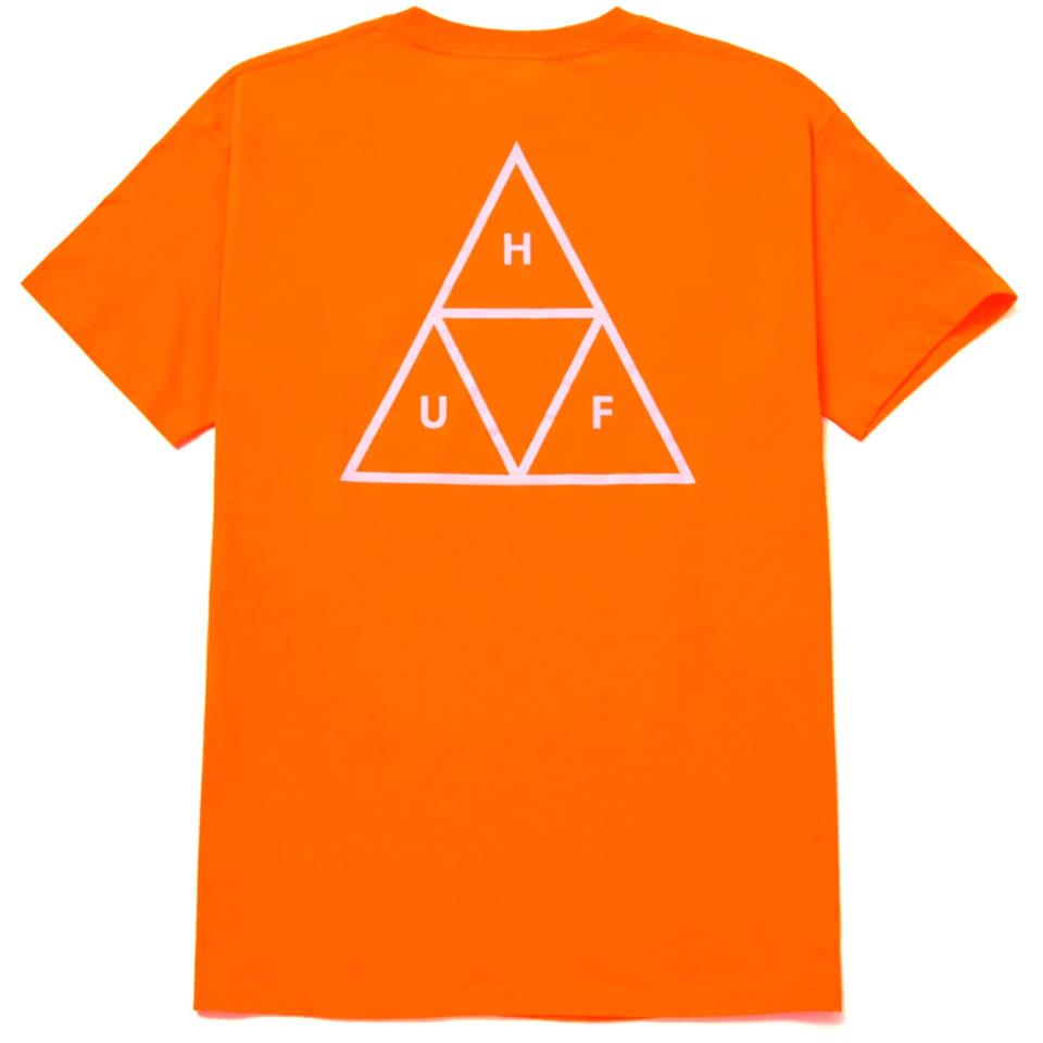 HUF Essentials Triple Dreieck T -Shirt - Sicherheit Orange