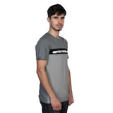 Stay Strong T -shirt tagliata - nero/grigio