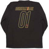 Fonte Pratica Maglia da corsa - Nero