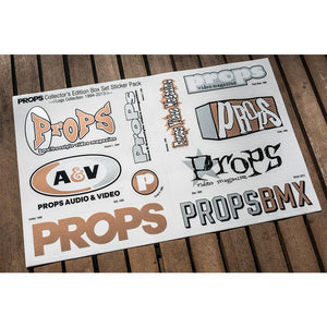 Props Sammlerausgabe Box Set Aufkleberbogen