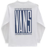 Vans T-shirt à manches longues de type étirement - blanc