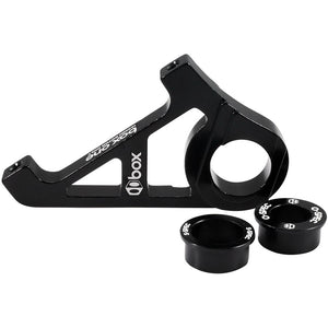 Box Ein BMX-Rennen Scheibe Bremsenadapter (Sliding Dropout) - Schwarz