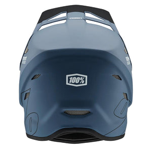 100% Status Youth Race Helmet - Drop/Steel Blue
