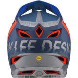 Troy Lee D4 Composite Race Helm - Qualifikationsschlag/Rot