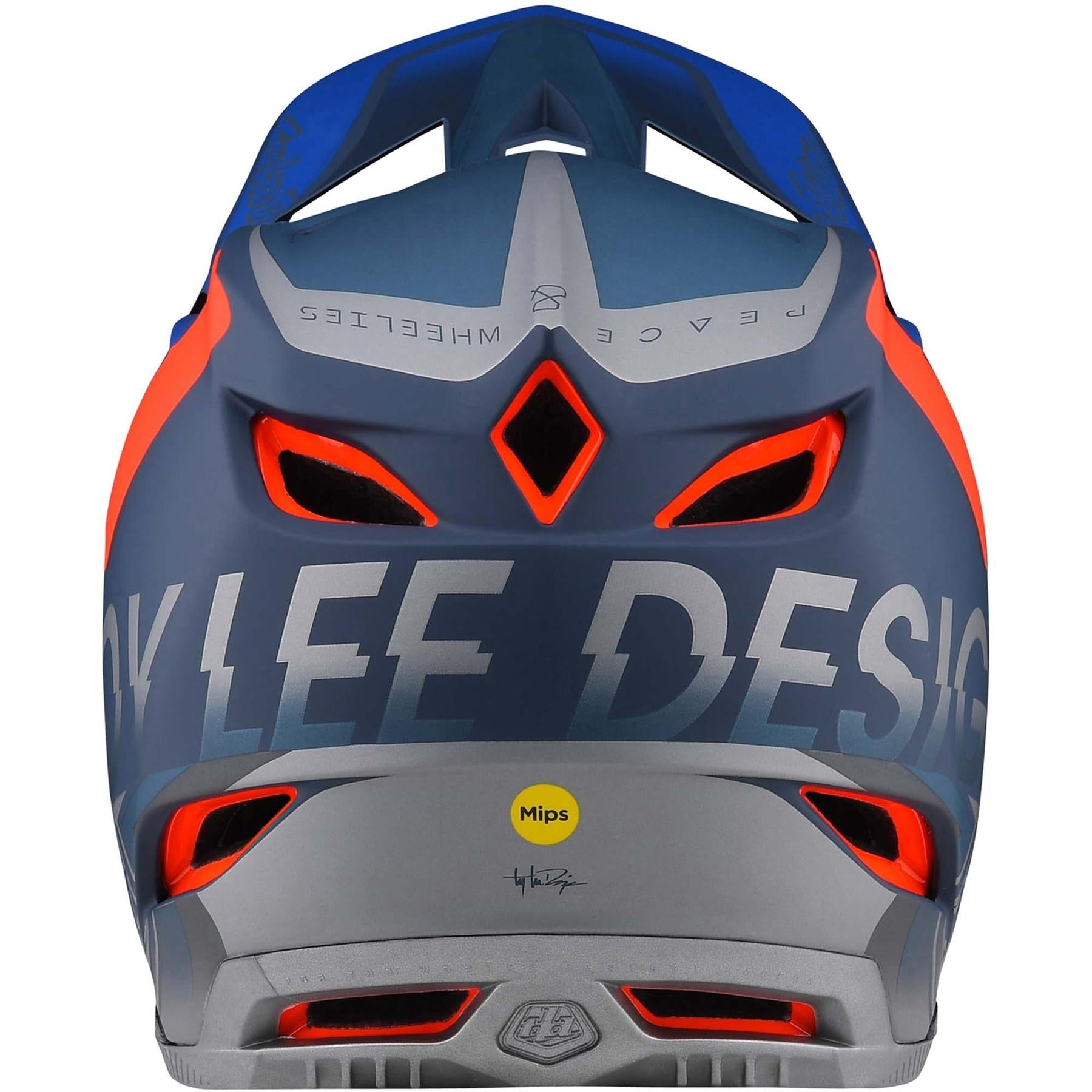 Troy Lee D4 Composite Race Helm - Qualifikationsschlag/Rot