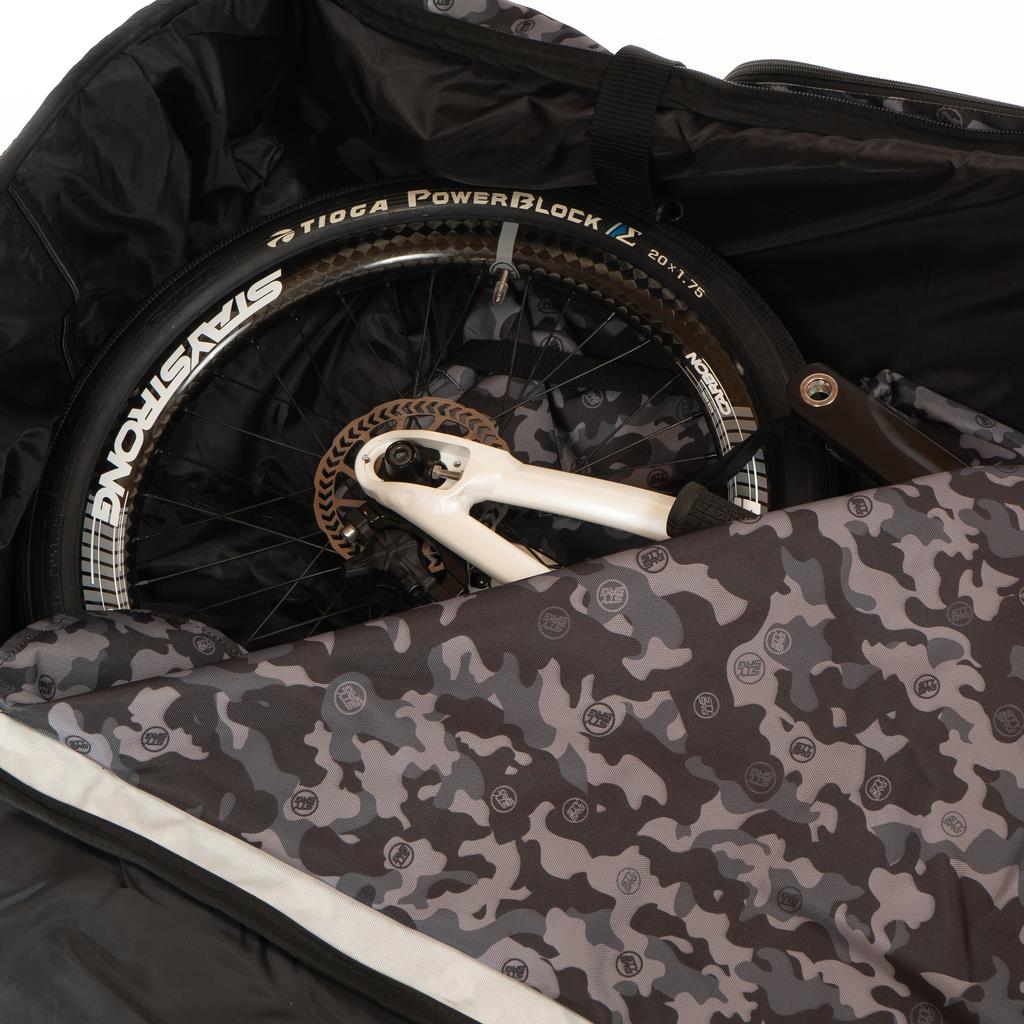 Stay Strong V2 Pro -Serie Golf/Fahrradbeutel - Schwarz/Grau Camo