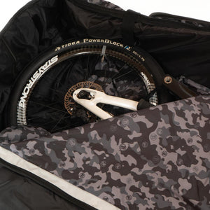 Stay Strong V2 Pro -Serie Golf/Fahrradbeutel - Schwarz/Grau Camo