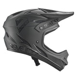 Seven iDP Casco da corsa per giovani M1 - Matt nero/lucido nero