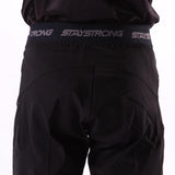 Stay Strong Pantalones de carrera V2 - Negro/Blanco