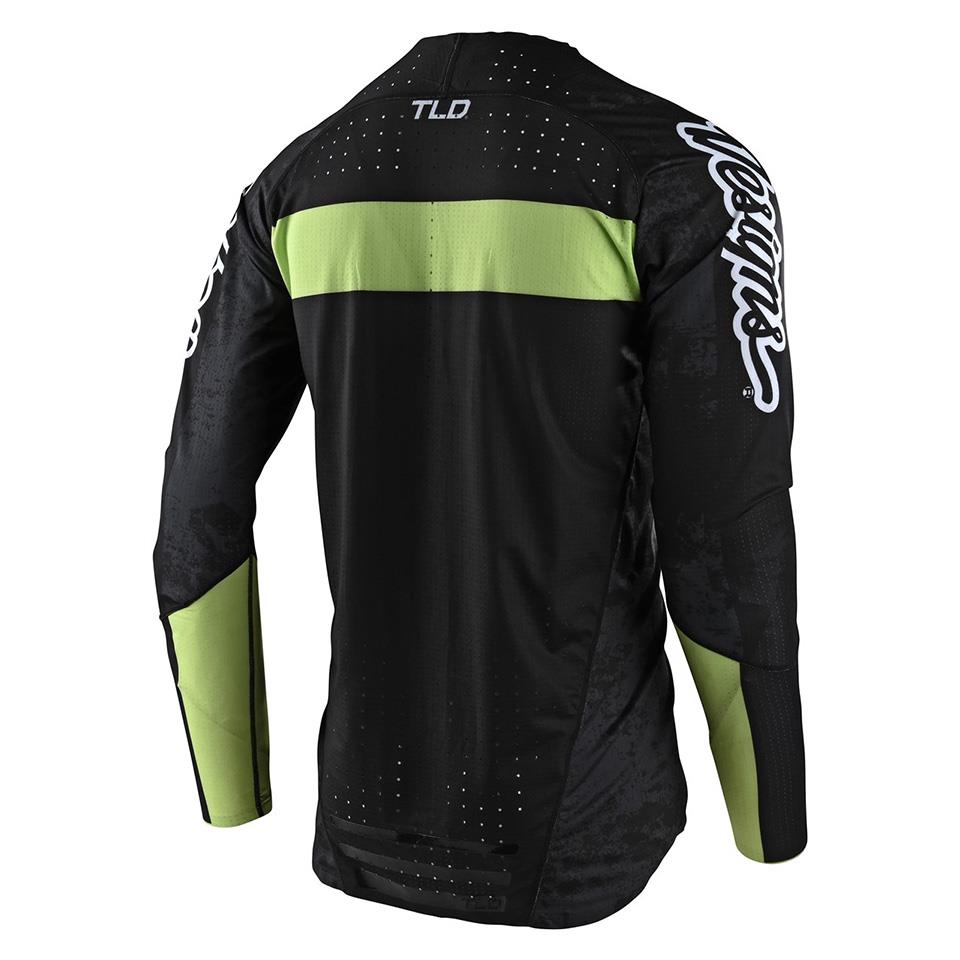 Troy Lee Sprint Ultra Race Jersey - Grime Black/Glo Green