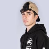 Stay Strong Staple Snapback - Black / Tan