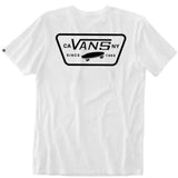 Vans Camiseta de parche completo - blanco/negro