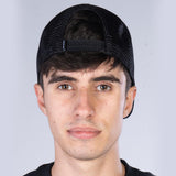 Stay Strong Icône Stripe Mesh Snapback - noir / olive
