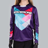 Stay Strong Gioventù chevron race Jersey - Purple