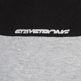 Stay Strong Corte la sudadera con capucha - negro/gris
