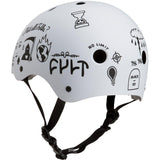 Pro-Tec Clásico Cult Casco - Blanco mate