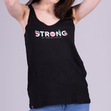 Stay Strong Womens Vest - Black