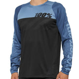 100% R -Core Langarm 2022 Renntrikot - Schwarz/Schieferblau
