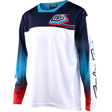 Troy Lee Sprint Youth Race Jersey - Jet Kraftstoff/Weiß